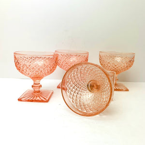 Depression Glass Dessert Dishes in Miss America Pattern