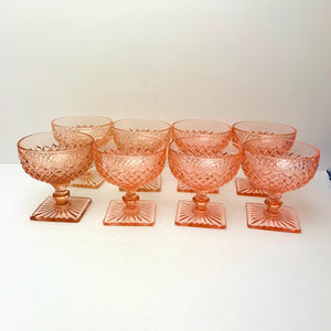 Depression Glass Dessert Dishes in Miss America Pattern