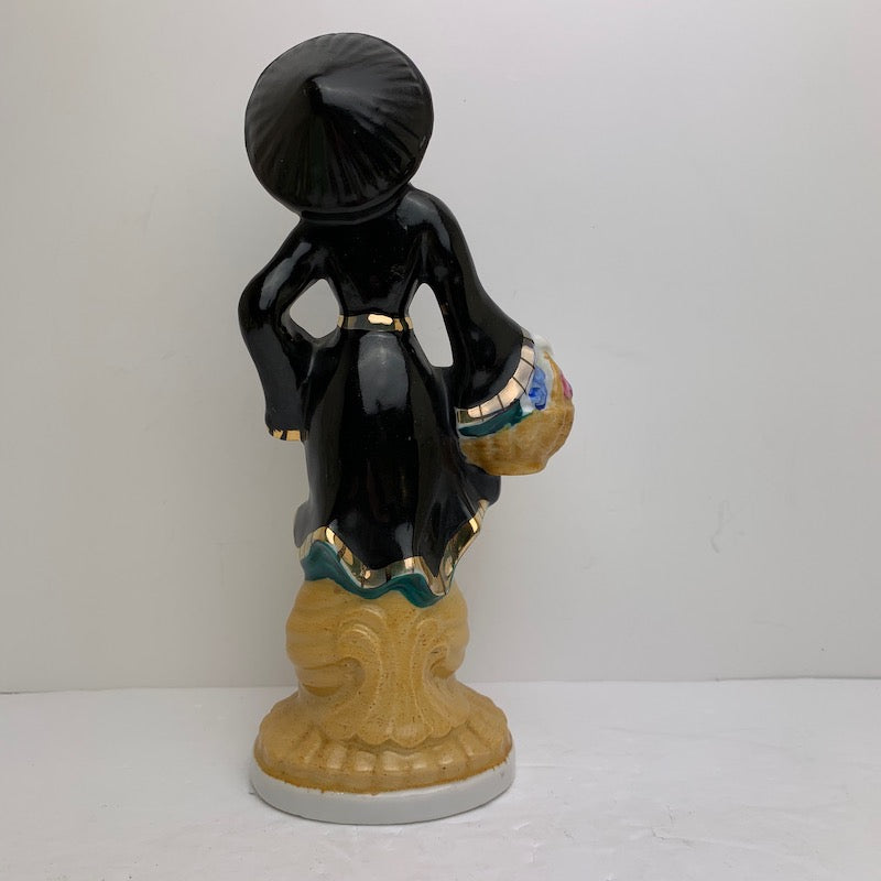 Occupied Japan Man in Black Figurine by Shafford