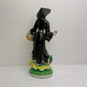 Occupied Japan Lady in Black Figurine